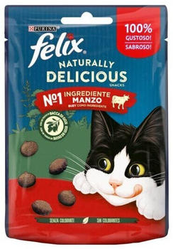 Felix Naturally Delicious Katzensnack Rind mit Goji-Beeren 50g