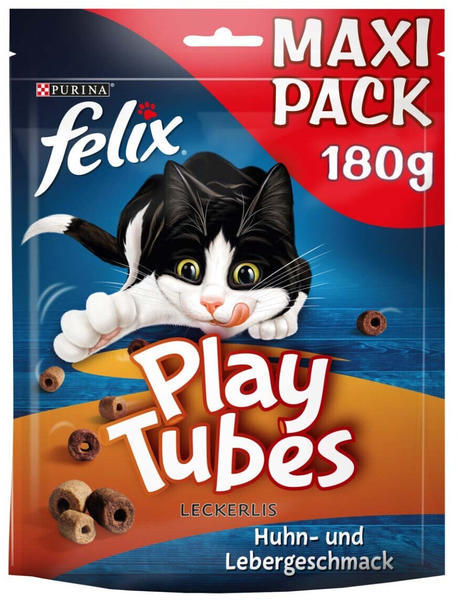 Felix Play Tubes Huhn- und Lebergeschmack 180g