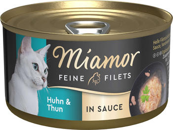 Miamor Feine Filets in Sauce Nassfutter Huhn & Thun 85g