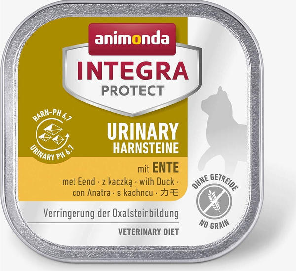 Animonda Integra Protect Adult Urinary Struvitstein Katze Nassfutter mit Ente 100g