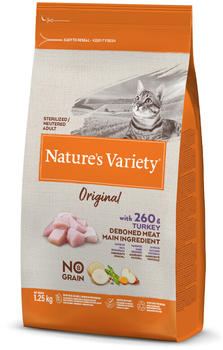 Nature's Variety Original No Grain Adult Sterilized Turkey 1,25 kg