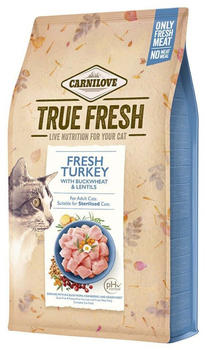 Carnilove True Fresh Cat Trockenfutter Truthahn 340g