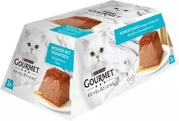 Purina Revelations Mousse Katze Nassfutter mit Thunfisch 2x57g
