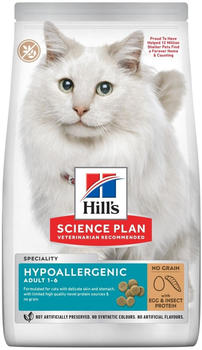 Hill's Science Plan Hypoallergenic Cat Trockenfutter Egg & Insect Protein 1,5kg