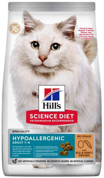 Hill's Science Plan Hypoallergenic Cat Trockenfutter Egg & Insect Protein 7kg Hill's Science Plan Hypoallergenic Cat Trockenfutter Egg & Insect Protein 7kg