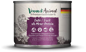 Venandi Animal Monoprotein Nassfutter Ente 12x200g