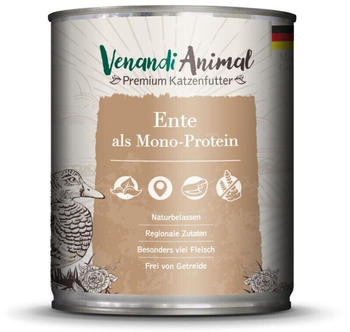 Venandi Animal Monoprotein Nassfutter Ente 12x800g 12x800g