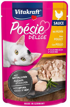 Vitakraft Poésie Délice Katze Nassfutter mit Huhn in Sauce 85g
