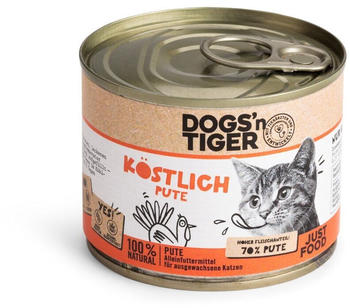 Dogs´n Tiger Köstlich Katze Nassfutter Pute 200g