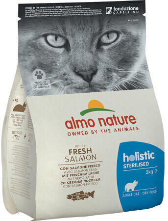 Almo Nature Holistic Sterilised Katze Trockenfutter Lachs 2kg