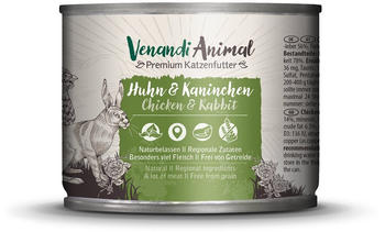 Venandi Animal Nassfutter Huhn & Kaninchen 200g