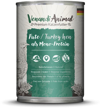 Venandi Animal Monoprotein Nassfutter Pute 400g