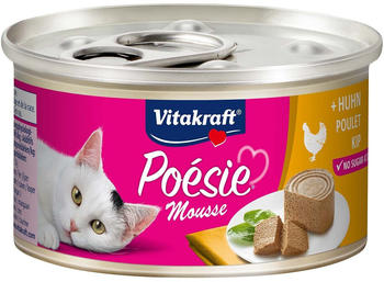 Vitakraft Po&eacute;sie Mousse Katze Nassfutter Huhn 85g