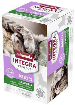Animonda Integra Protect Diabetes Katze Nassfutter Kaninchen 6x100g