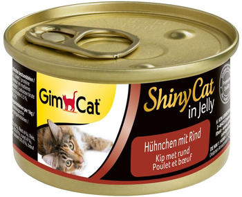 GimCat ShinyCat in Jelly Nassfutter Hühnchen mit Rind 70g