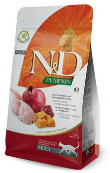 Farmina Nd Pumpkin Feline Neutered Grain Free Quall, Pumpkin, Pomegranate Recipe 1,5 kg