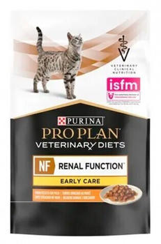 Purina Pro Plan Veterinary Diets NF Renal Function Early Care with Chicken Wet Cat Food Pouch 10 x 85 g