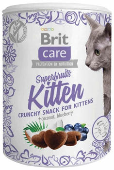 Brit Care Superfruits Kitten Katzen-Snack Huhn mit Kokos & Heidelbeere 100g
