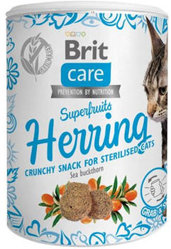 Brit Care Superfruits Hering Katzen-Snack Sanddorn 100g