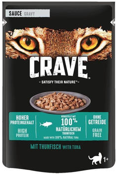 CRAVE Sauce mit Thunfisch Katzen-Nassfutter
