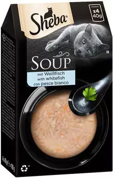 Sheba Soup mit Weißfisch 40x 40g Sheba Soup mit Weißfisch 40x 40g