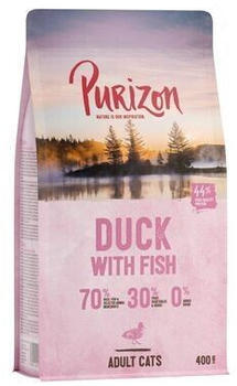 Purizon Adult Ente mit Fisch Katzen-Trockenfutter 400g