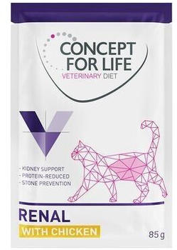 Concept for Life Veterinary Diet Renal mit Hühnchen Katzennassfutter 85g