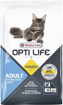 Versele-Laga Opti Life Adult Sterilised/Light Cat Dry Food chicken (7,5 kg)