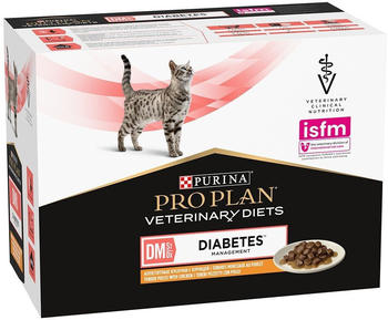 Purina Pro Plan Veterinary Diets DM St/Ox Diabetes Management Cat Wet Food chicken (10 x 85 g)