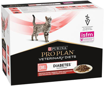 Purina Pro Plan Veterinary Diets DM St/Ox Diabetes Management Cat Wet Food beef (10 x 85 g)