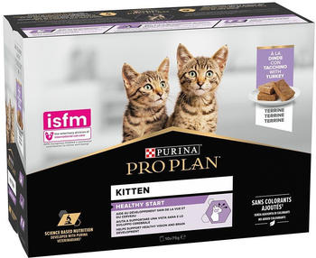 Purina Pro Plan Kitten Healthy Start turkey terrine (10 x 75 g)