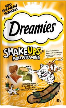 Dreamies SHAKE UPS Multivitamins Geflügel Picknick 55g