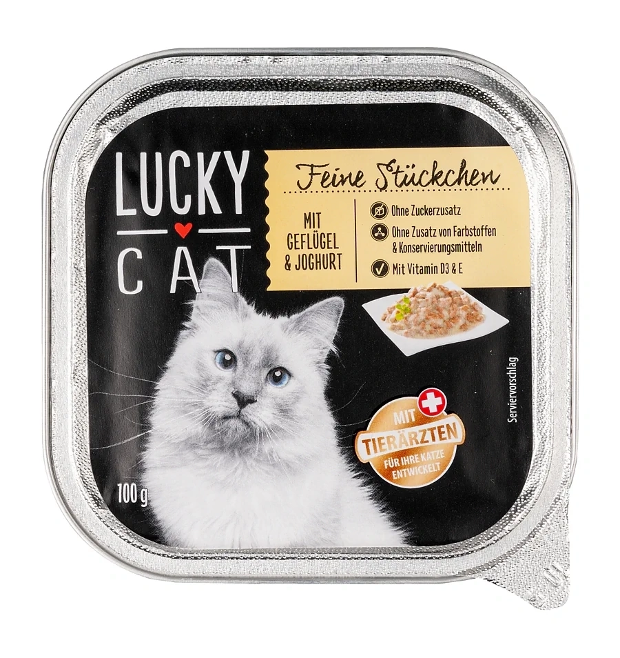 Penny Lucky Cat Feine Stückchen mit Geflügel & Joghurt