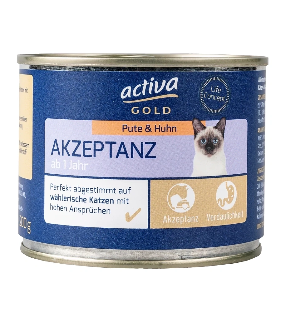 Das Futterhaus Activa Gold Akzeptanz Pute & Huhn