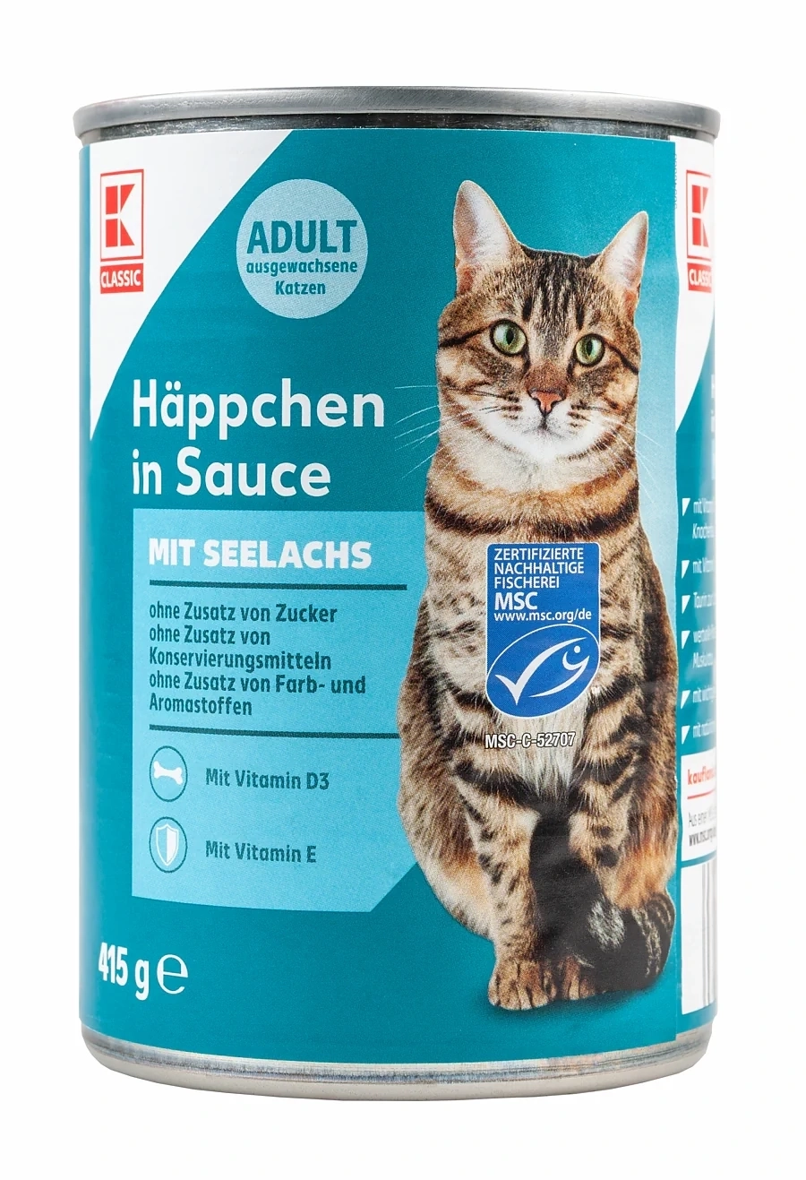 Kaufland K-Classic Häppchen in Sauce mit Seelachs Adult