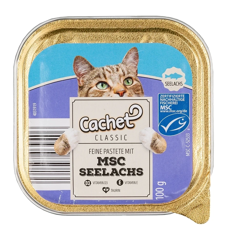 Aldi Cachet Classic Feine Pastete mit MSC Seelachs