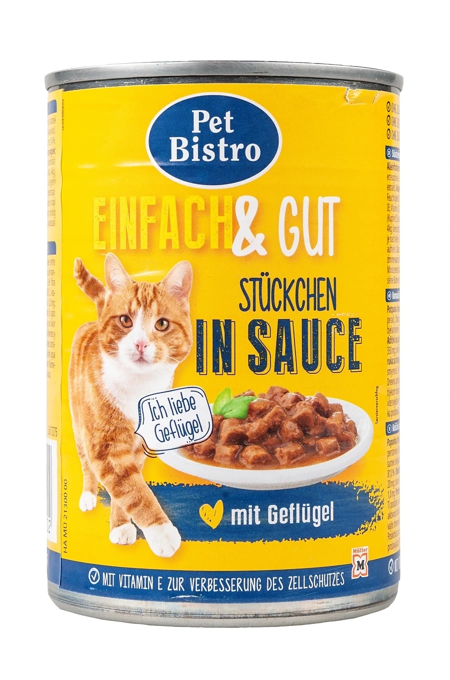 Müller Pet Bistro Einfach & Gut Stückchen in Sauce mit Geflügel