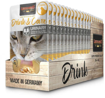 LEONARDO Cat Food Drink & Care Urinary Chicken Katzennassfutter 20x40g