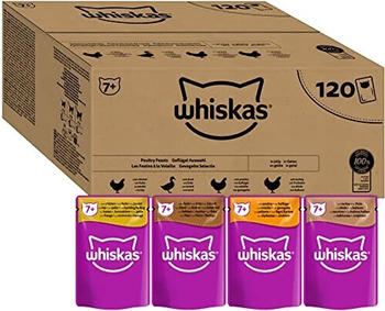 Whiskas Senior 7+ Gemischte Auswahl in Gelee 120x85g (443790)