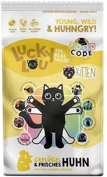 Lucky Lou Kitten Geflügel & Huhn Trockenfutter 1,7kg