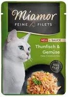Sparpaket Miamor Feine Filets 24 x 100 g - Thunfisch & Gem&uuml;se (Katzenfutter),