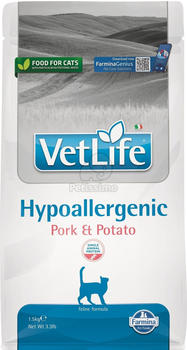 Farmina Vet Life Katze Trockenfutter Hypoallergenic Schwein & Kartoffel 400g