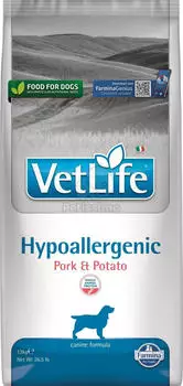 Farmina Vet Life Katze Trockenfutter Hypoallergenic Schwein & Kartoffel 12kg