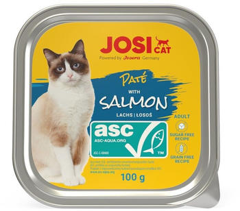 Josera JosiCat Paté with ASC Salmon Nassfutter 100g Josera JosiCat Paté with ASC Salmon Nassfutter 100g