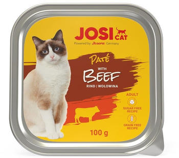 Josera JosiCat Paté with Beef Nassfutter 100g Josera JosiCat Paté with Beef Nassfutter 100g
