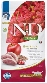 Farmina N&D Quinoa Hairball Cat Dry food duck (1,5 kg) Farmina N&D Quinoa Hairball Cat Dry food duck (1,5 kg)