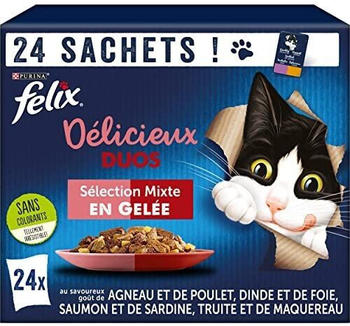Felix Doubly Delicious Selection in jelly (24 x 85 g)