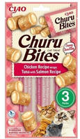 INABA Churu Bites Chicken tuna&salmon wrap 3x10g Wraps mit Thunfisch und Lachs...
