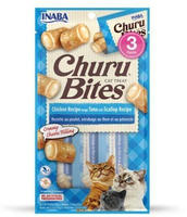 INABA Churu Bites Chicken tuna&scallop wrap 3x10g Thunfisch-Muschel-Wrap f&uuml;r...