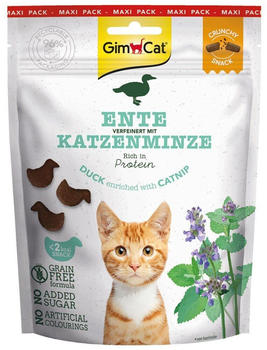 GimCat Crunchy Snacks Ente mit Katzenminze 140g